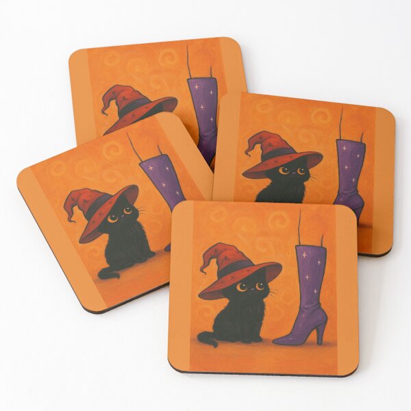 Item preview, Sorcerer Cat and Enchanted Hat designed and sold by DesignShopAD.