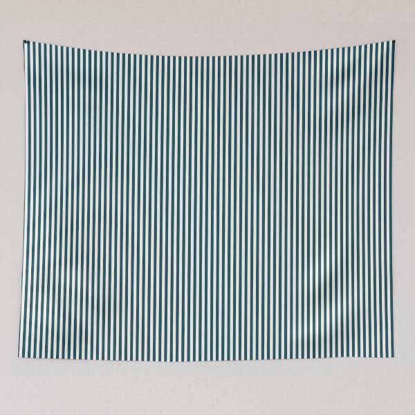 Item preview, Dark turquoise and white stripes designed and sold by Karf  ..