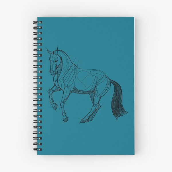 Item preview, Dressage Horse Sketch-Canter Pirouette designed and sold by DappledMoon.