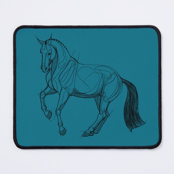 Item preview, Dressage Horse Sketch-Canter Pirouette designed and sold by DappledMoon.