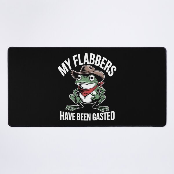 Item preview, My Flabbers Have Been Gasted Funny Cowboy Frog Meme  designed and sold by KotexTemu.