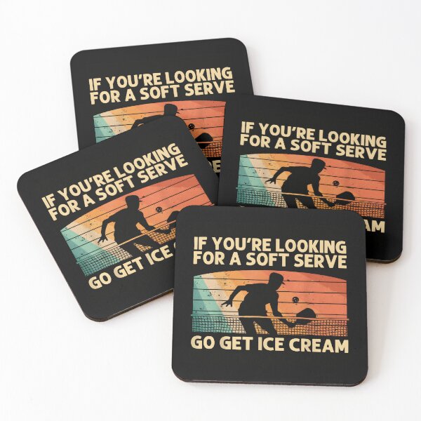 Item preview, Funny Pickleball IF You're Looking For A Soft Serve Go Get Ice Cream designed and sold by ChestOutLoud.