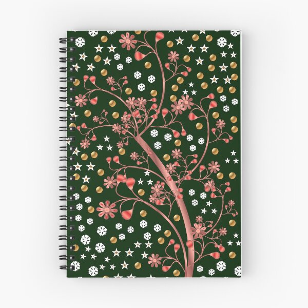Item preview, Elegant Rose Gold Christmas Floral Pattern – Winter Botanical Holiday Design designed and sold by HopeAndHustle.