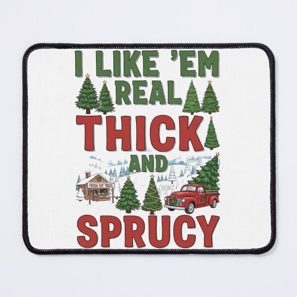 Item preview, I like them real thick and sprucy- Funny Christmas designed and sold by FitEnvy.