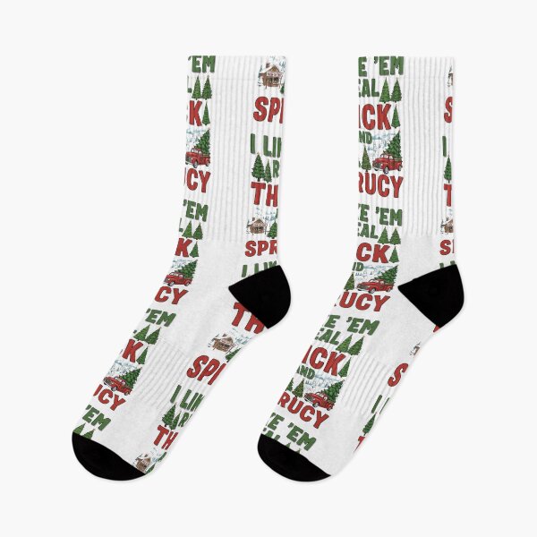 Item preview, I like them real thick and sprucy- Funny Christmas  designed and sold by FitEnvy.