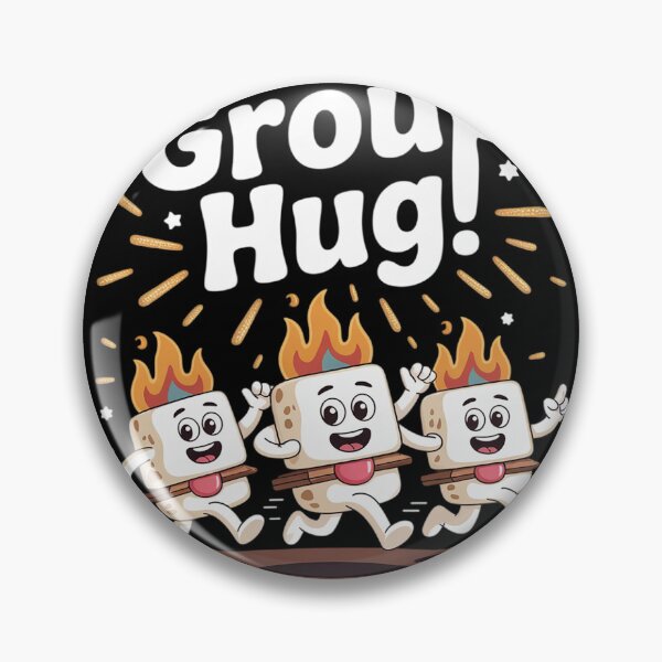 Item preview, Funny Group Hug S'more Marshmallows Graham Cracker Chocolate1  designed and sold by NailMolisa.