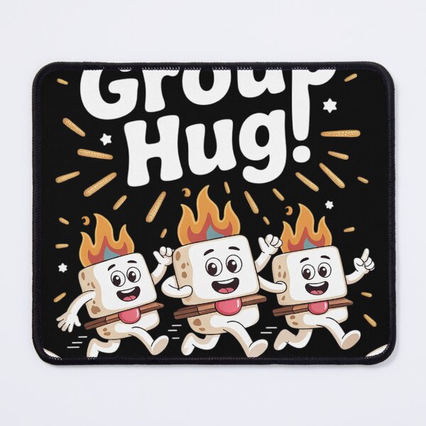 Item preview, Funny Group Hug S'more Marshmallows Graham Cracker Chocolate1 designed and sold by NailMolisa.