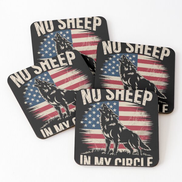 Item preview, No Sheep In My Circle American Flag No Sheep In My Circle  designed and sold by KotexTemu.