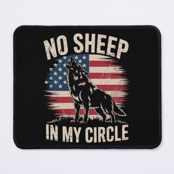 Item preview, No Sheep In My Circle American Flag No Sheep In My Circle designed and sold by KotexTemu.