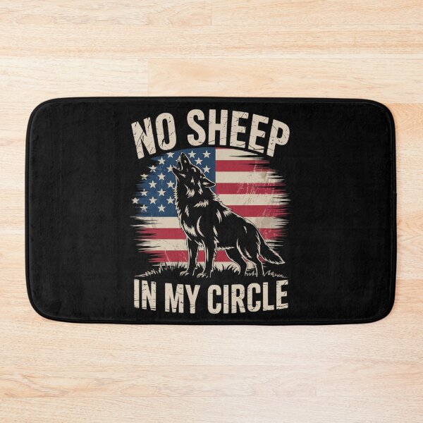 Item preview, No Sheep In My Circle American Flag No Sheep In My Circle  designed and sold by KotexTemu.