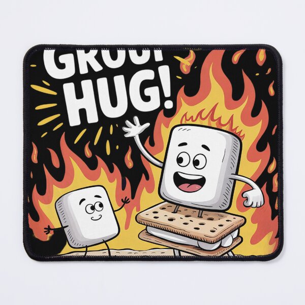 Item preview, Funny Group Hug S'mores Campfire Marshmallow Smores  designed and sold by NailMolisa.