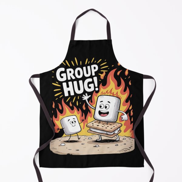 Item preview, Funny Group Hug S'mores Campfire Marshmallow Smores designed and sold by NailMolisa.