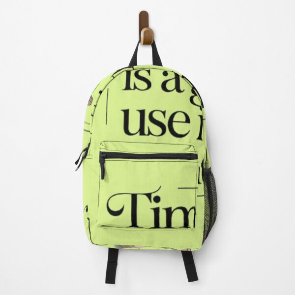 Item preview, Time Is a Gift – Use It Mindfully Minimalist Quote Design designed and sold by MyTshirtArt.
