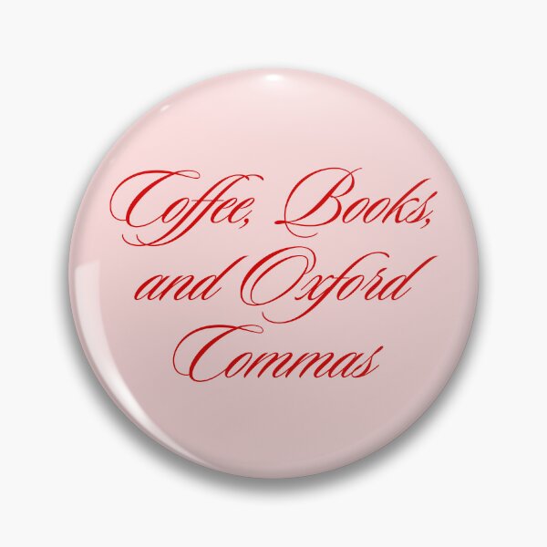 Item preview, Coffee, Books, and Oxford Commas designed and sold by SWETA HALDER.