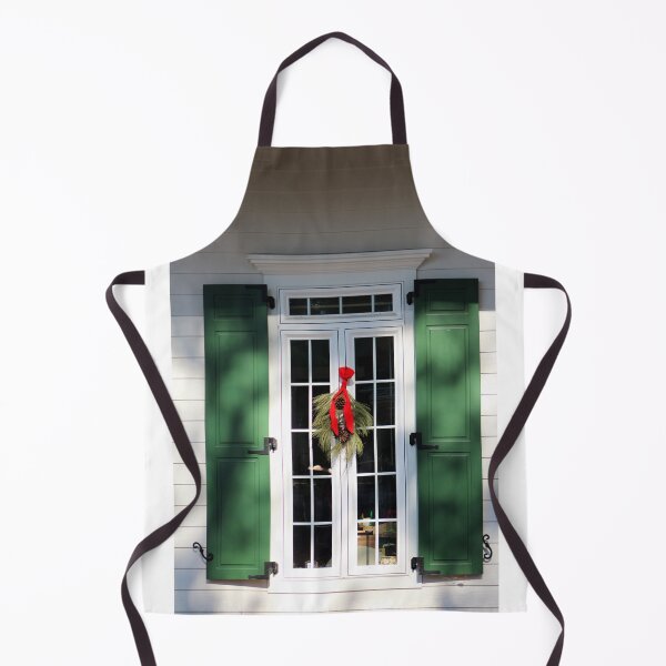 Item preview, Festive Window with Green Shutters designed and sold by Cynthia48.