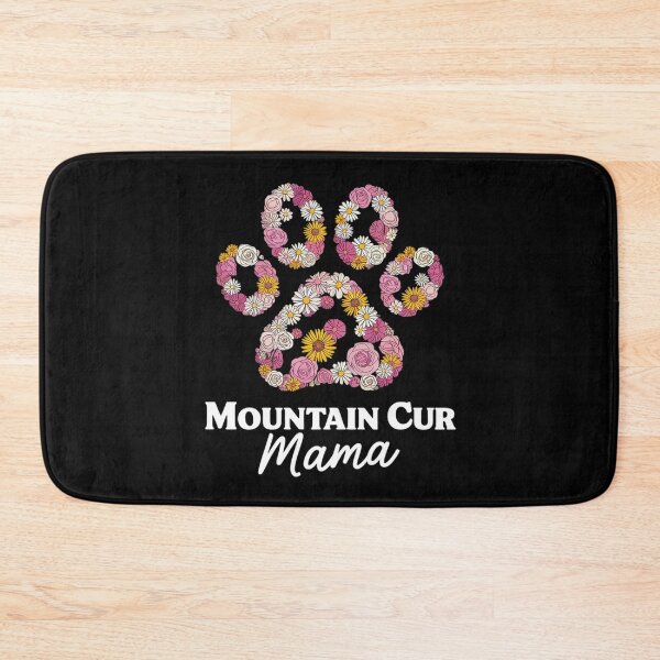 Item preview, Mountain Cur Mama Floral Paw Dog Mom  designed and sold by MarryIsMonth.