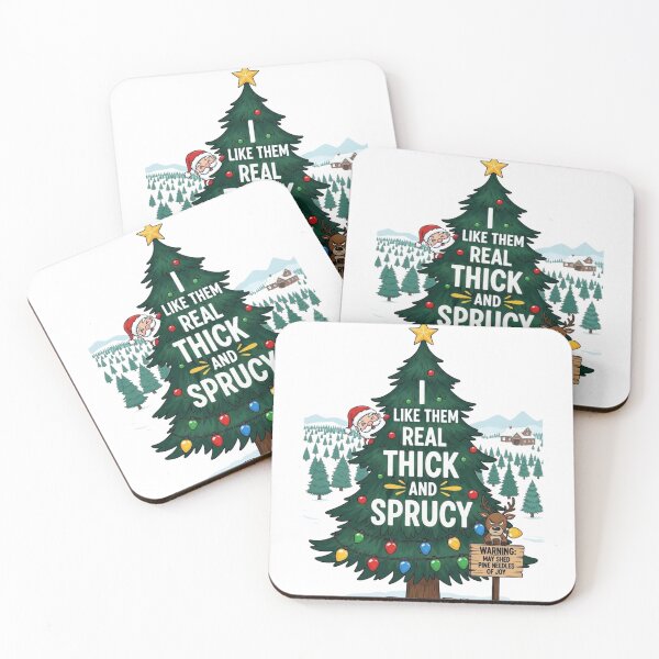 Item preview, I like them real thick and sprucy- Funny Christmas  designed and sold by FitEnvy.