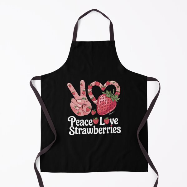 Item preview, Peace Love Strawberries Festival Season Strawberry Lover  designed and sold by KotexTemu.