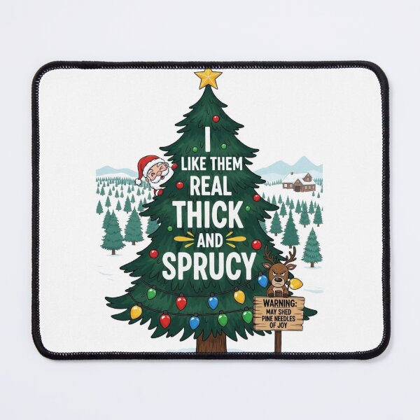 Item preview, I like them real thick and sprucy- Funny Christmas designed and sold by FitEnvy.