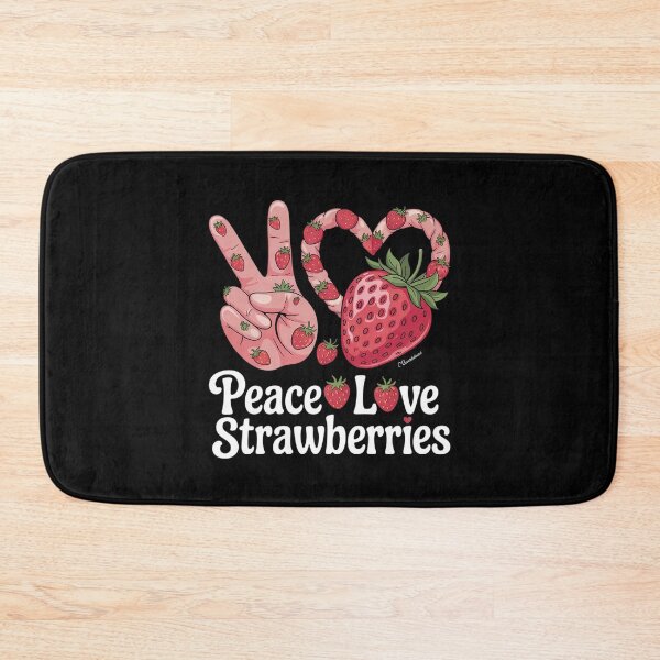 Item preview, Peace Love Strawberries Festival Season Strawberry Lover  designed and sold by KotexTemu.
