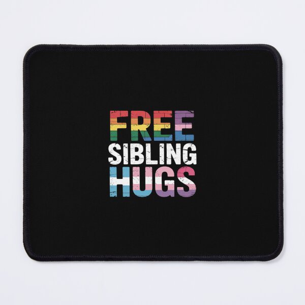 Item preview, Free Sibling Hugs LGBTQ Gay Pride Month Proud Ally  designed and sold by SyntaxClaw.