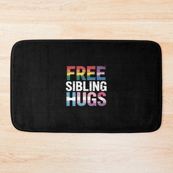 Item preview, Free Sibling Hugs LGBTQ Gay Pride Month Proud Ally  designed and sold by SyntaxClaw.