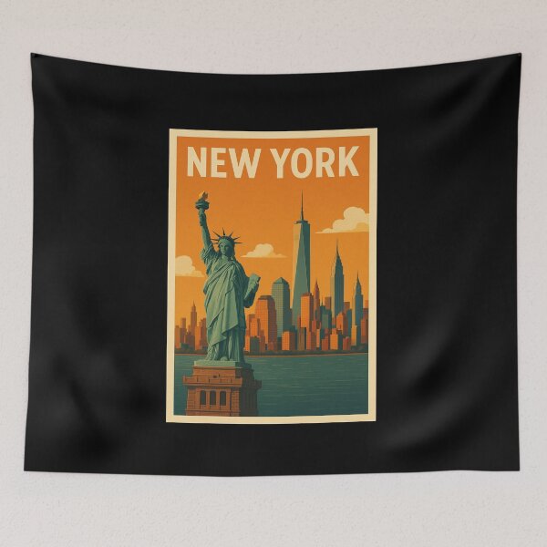 Item preview, Vintage Urban Skyline: US Skyline designed and sold by DesignShopAD.
