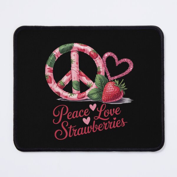 Item preview, Peace Love Strawberries Strawberry Festival Berries Lovers designed and sold by KotexTemu.