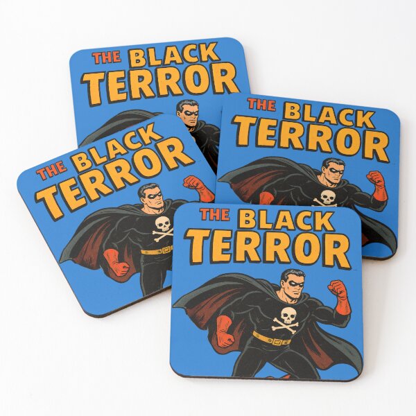 Item preview, Black Terror Comic Hero in Action designed and sold by Retr0Tshirts.