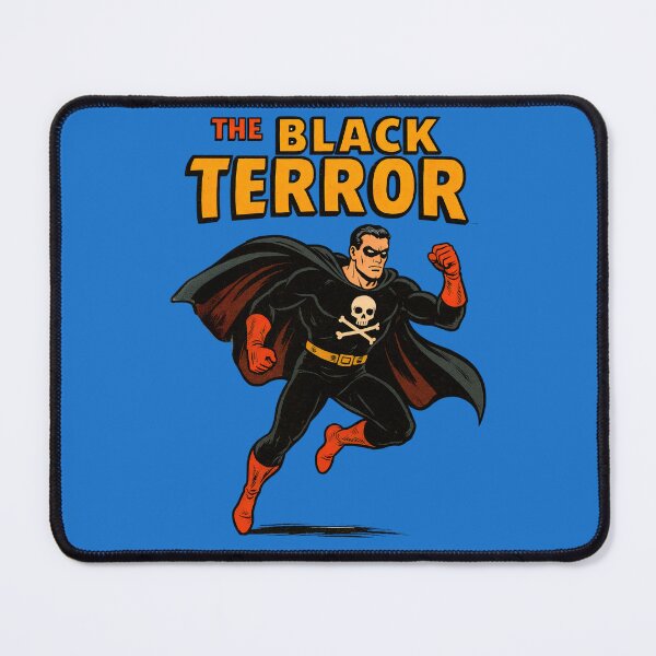 Item preview, Black Terror Comic Hero in Action designed and sold by Retr0Tshirts.