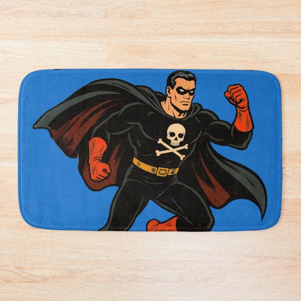 Item preview, Black Terror Comic Hero in Action designed and sold by Retr0Tshirts.