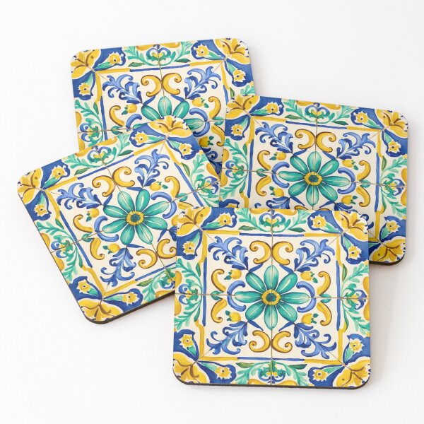 Item preview, Neapolitan Bloom Majolica designed and sold by Kiki-Hes.