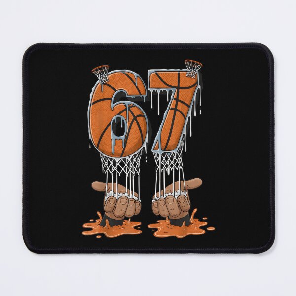Item preview, Basketball Field Drip Basketball 67 Six Seven designed and sold by ChestOutLoud.