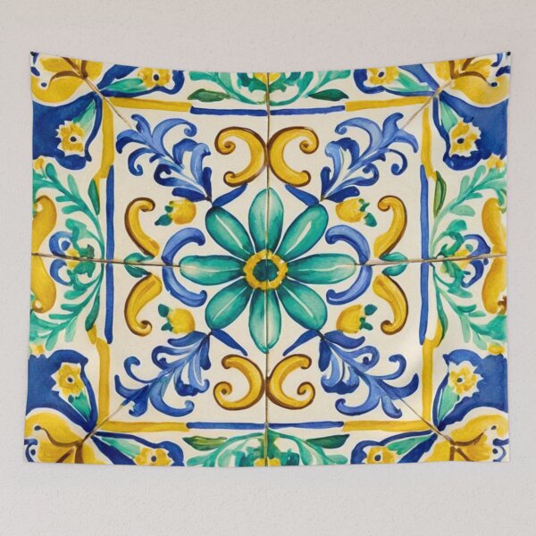 Item preview, Neapolitan Bloom Majolica designed and sold by Kiki-Hes.