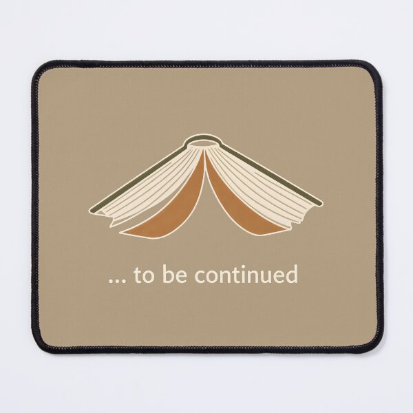 Item preview, To Be Continued Book Illustration with Stylized Pages and Narrative Flow designed and sold by SplashTastic.