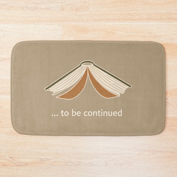 Item preview, To Be Continued Book Illustration with Stylized Pages and Narrative Flow designed and sold by SplashTastic.