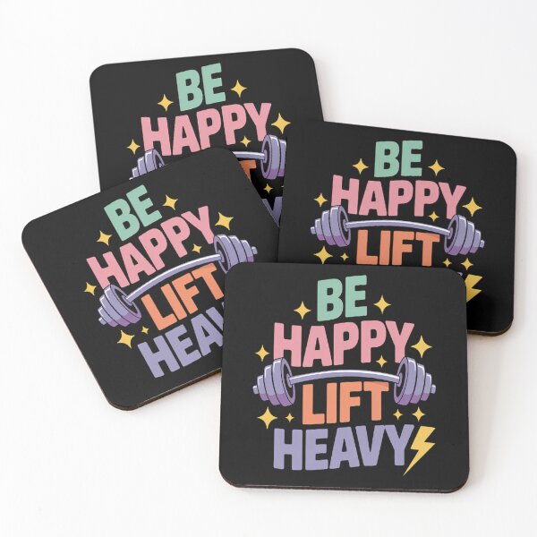 Item preview, Be Happy Lift Heavy Gym Workout For Weight Lifter designed and sold by brinbotty.