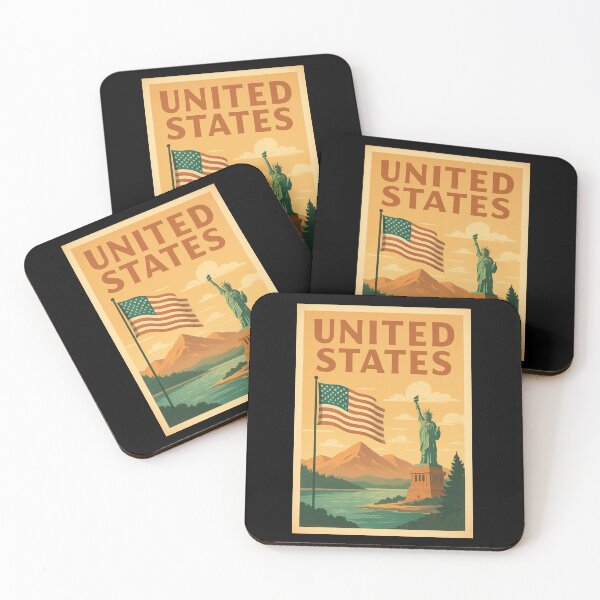 Item preview, United States — Iconic Retro Landscape designed and sold by DesignShopAD.