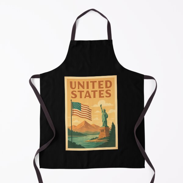 Item preview, United States — Iconic Retro Landscape designed and sold by DesignShopAD.
