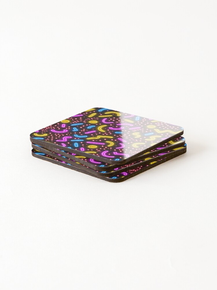 Thumbnail 4 of 5, Coasters (Set of 4), Retro Pattern designed and sold by millsyb.