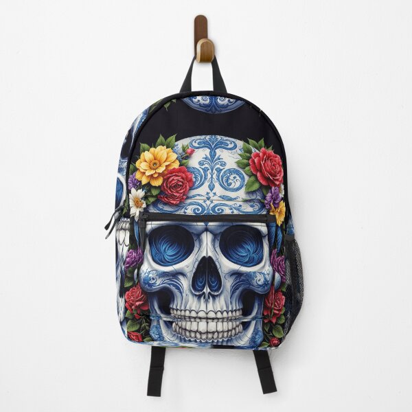 Item preview, Porcelain Skull Blooming with Roses designed and sold by Grafititee.
