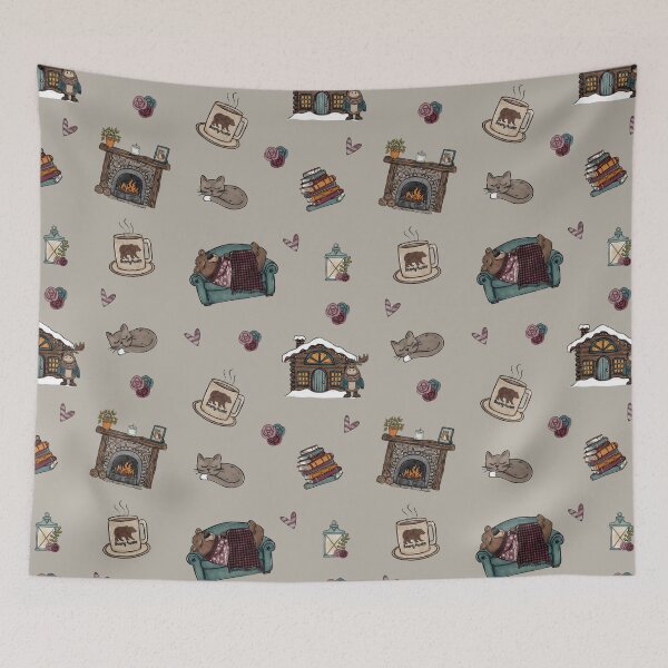 Item preview, Winter Cabin Getaway  designed and sold by Posh Print Design Co., LLC.