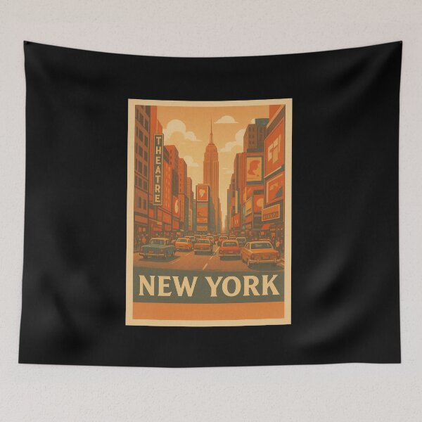 Item preview, Retro New York: Classic Skyline designed and sold by DesignShopAD.