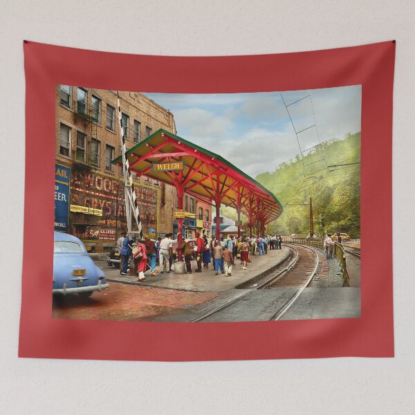 Item preview, City - Welch, WV - People Loafing 1946 designed and sold by Mike Savad Photography.