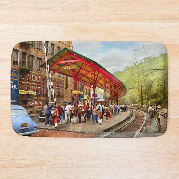 Item preview, City - Welch, WV - People Loafing 1946 designed and sold by Mike Savad Photography.