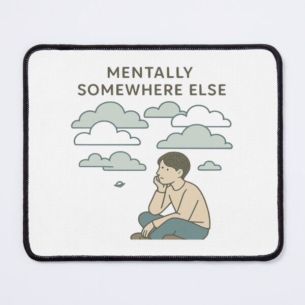 Item preview, Mentally Somewhere Else designed and sold by Ghost-Aakash488.