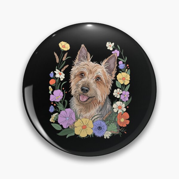 Item preview, Norwich Terrier Dog Summer Wildflowers Cute Floral  designed and sold by FadeOfThrone.