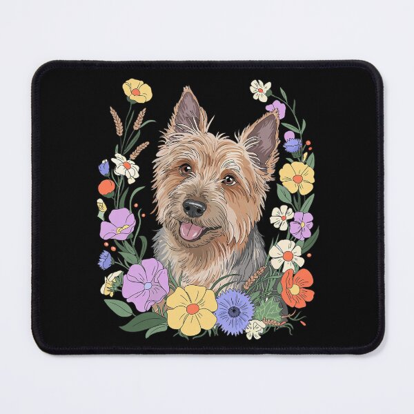 Item preview, Norwich Terrier Dog Summer Wildflowers Cute Floral designed and sold by FadeOfThrone.
