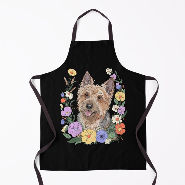 Item preview, Norwich Terrier Dog Summer Wildflowers Cute Floral designed and sold by FadeOfThrone.