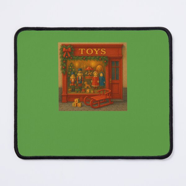 Item preview, New York Christmas Toy Shop – Vintage Holiday Window designed and sold by Novel Works Studio.